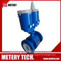 Battery operated flange type electromagnetic flow meter/flow meter china